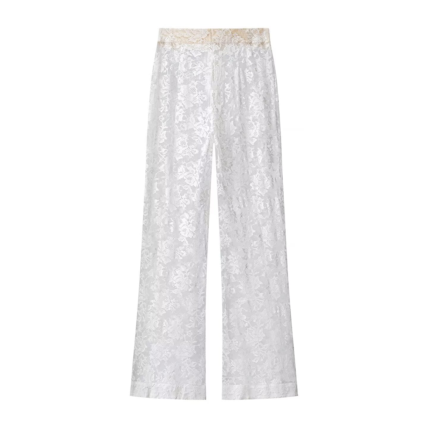 Women's Lace Top & Trousers Set