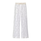 Women's Lace Top & Trousers Set