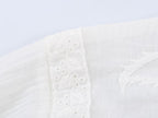 Embroidered V-Neck Loose Blouse