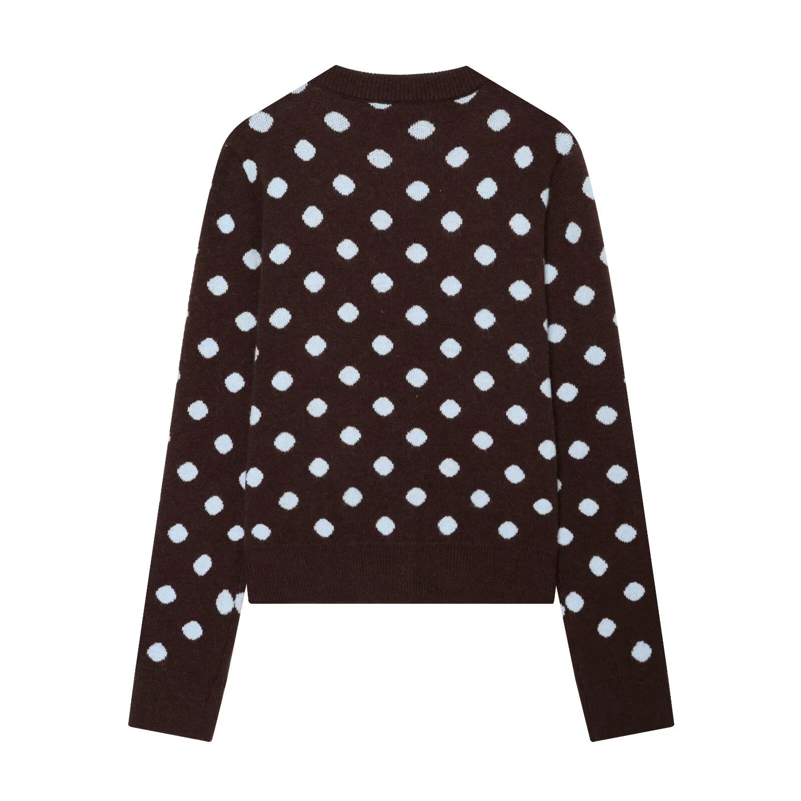 Women's Polka Dot Knit Cardigan
