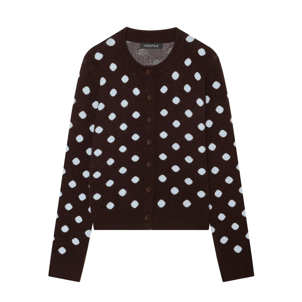 Coffee-Color with Polka Dot