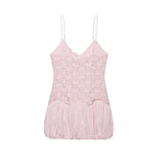 Women's Balloon Sleeve Lace Mini Dress