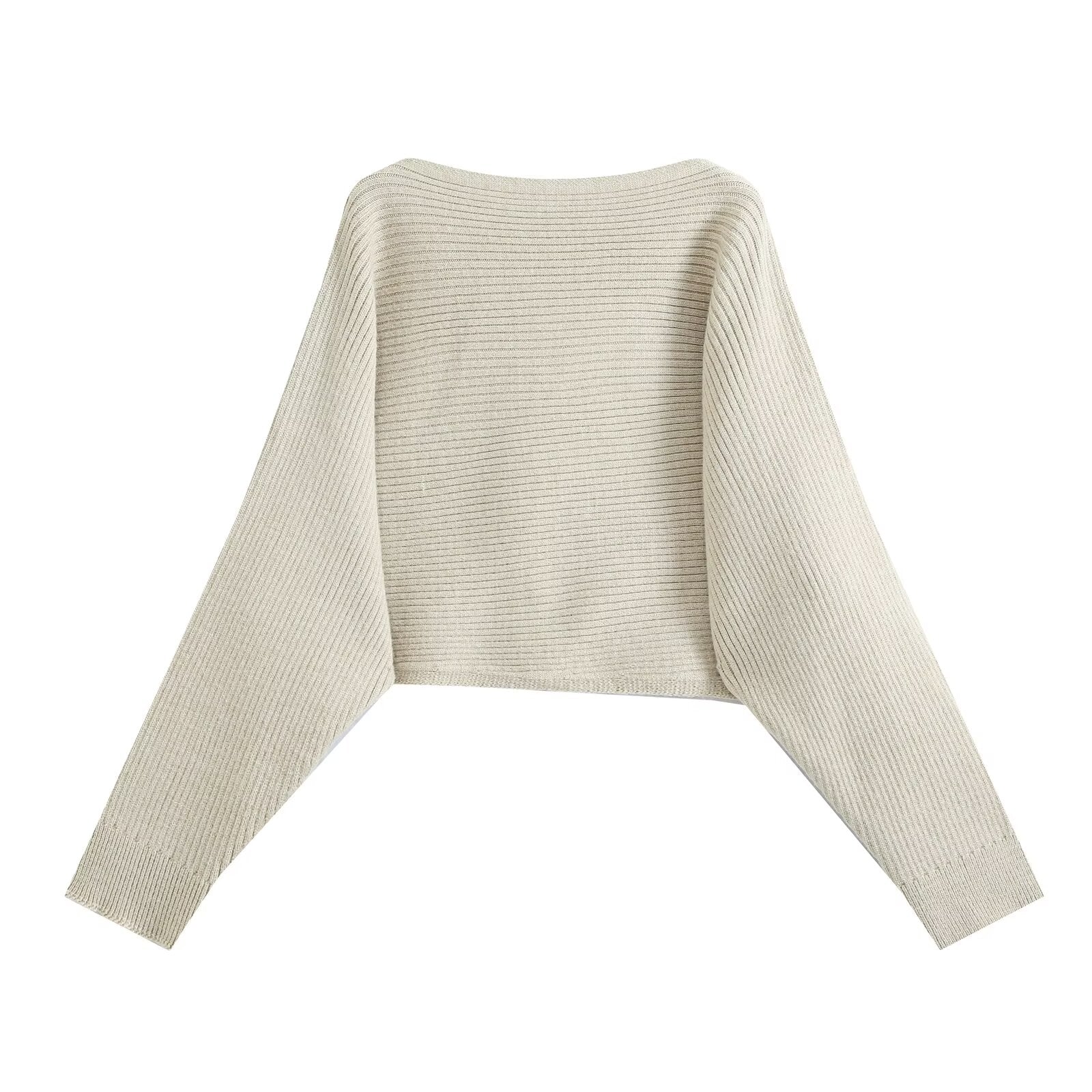 Women's Striped Knit Cardigan