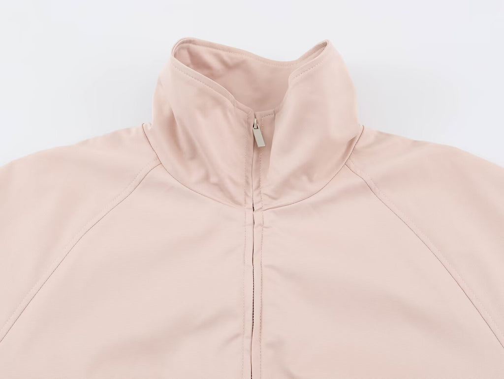 Women's Lightweight Zip-Up Bomber Jacket