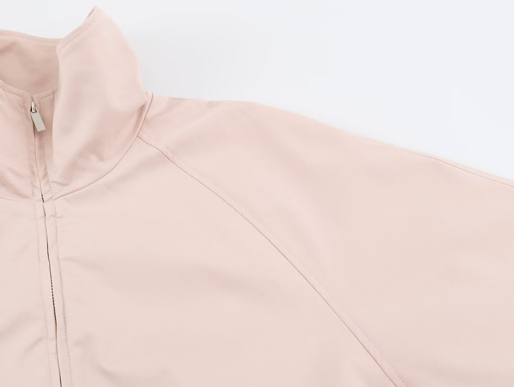 Women's Lightweight Zip-Up Bomber Jacket