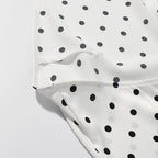 Women's Polka-Dot Backless Halter Dress