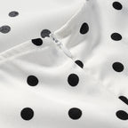 Women's Polka-Dot Backless Halter Dress
