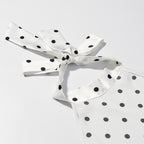 Women's Polka-Dot Backless Halter Dress