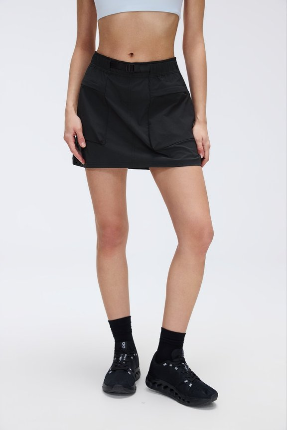 Women's High-Waisted A-Line Sports Skirt