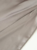 Women's Satin-Texture Asymmetric Midi Dress