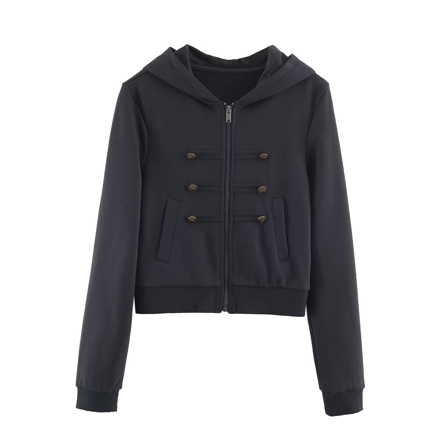 Women's Hooded Zip-Up Jacket