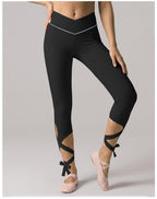 Women's V-Waist Cutout Yoga Pants