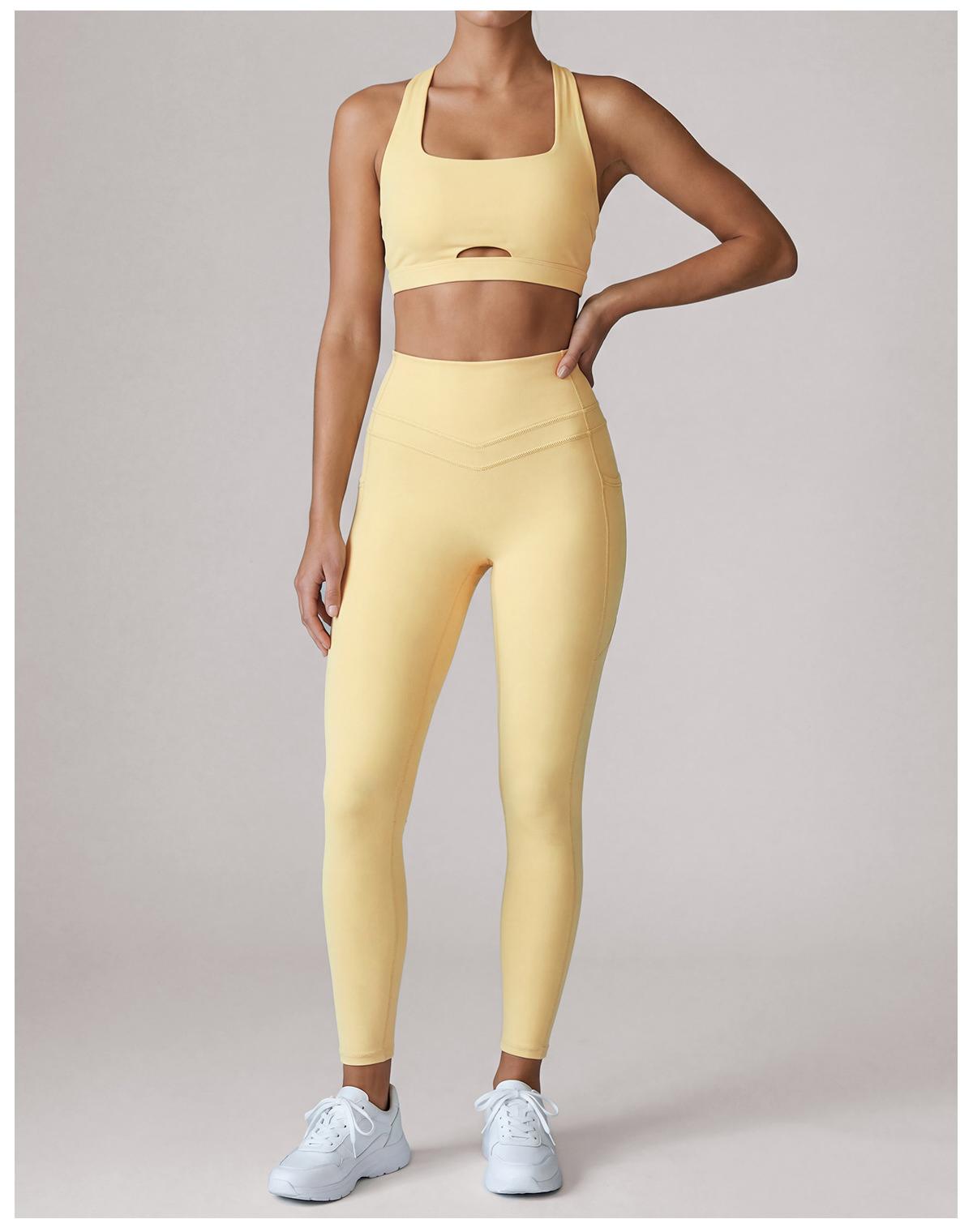 Women's Halter Sports Top & Leggings Set
