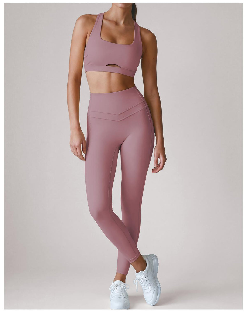 Women's Halter Sports Top & Leggings Set