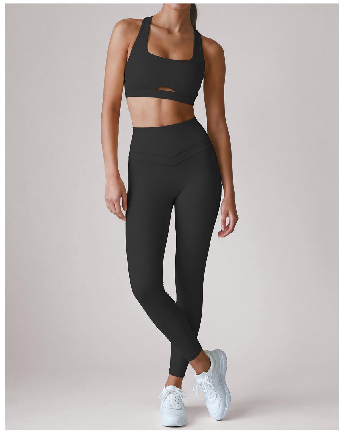 Women's Halter Sports Top & Leggings Set