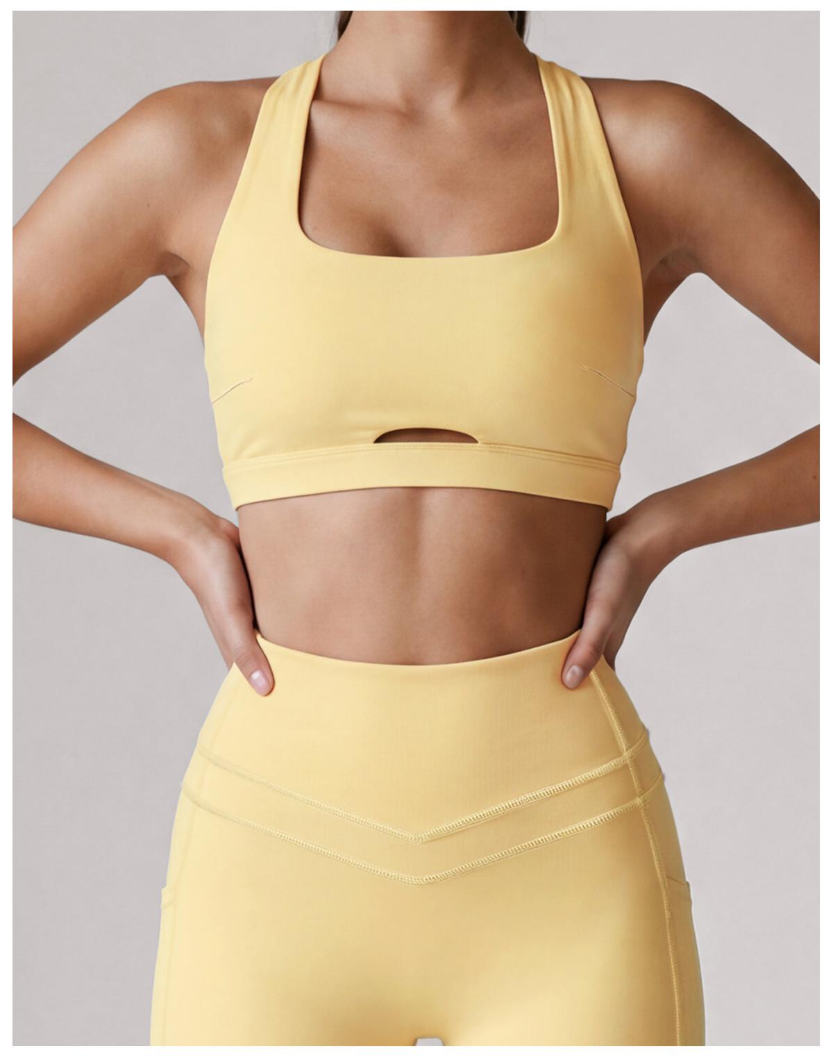Women's Halter Shockproof Sports Bra