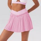 Women's High-Waist Pleated Tennis Skirt
