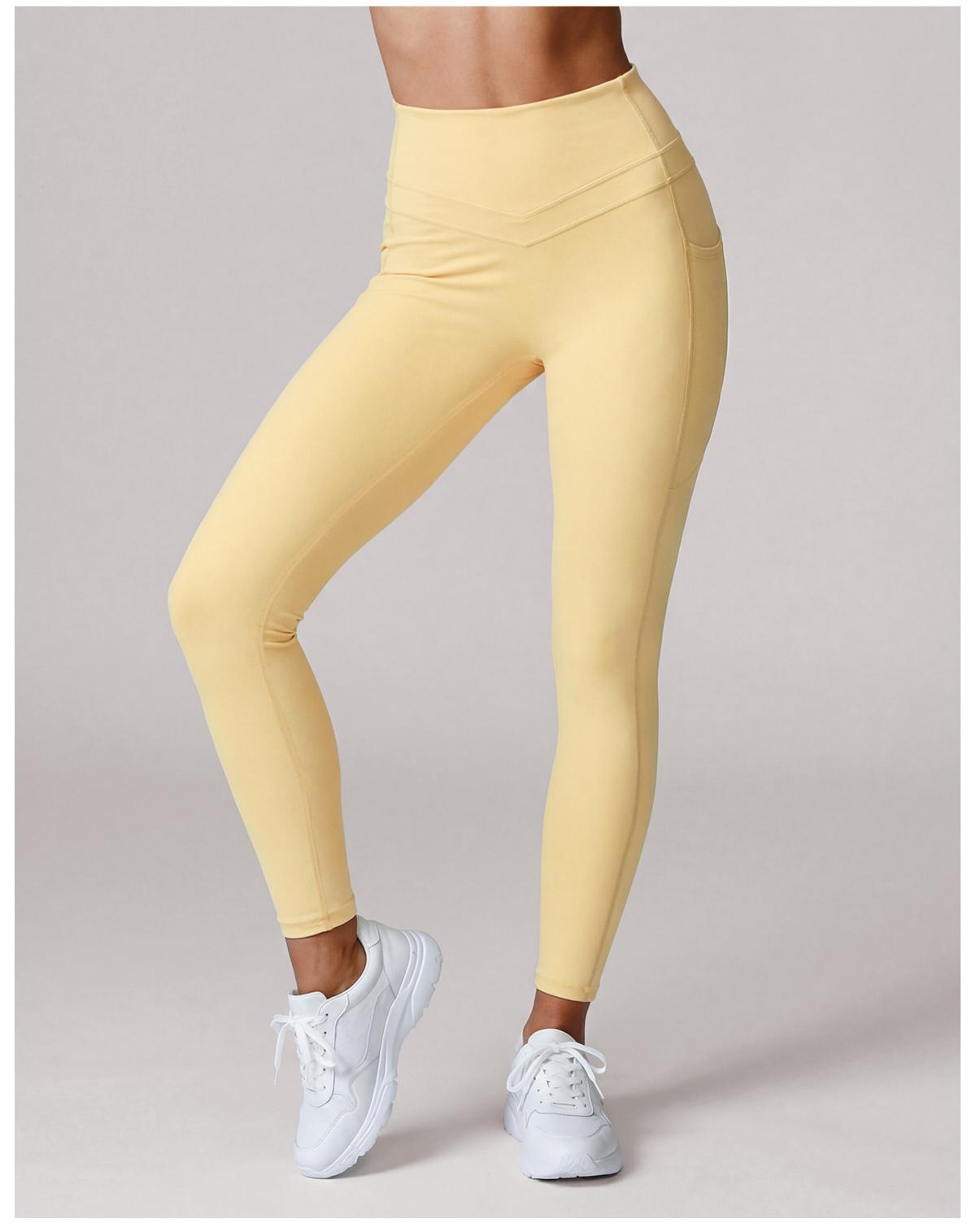 Women's V-Waist High-Waist Yoga Pants