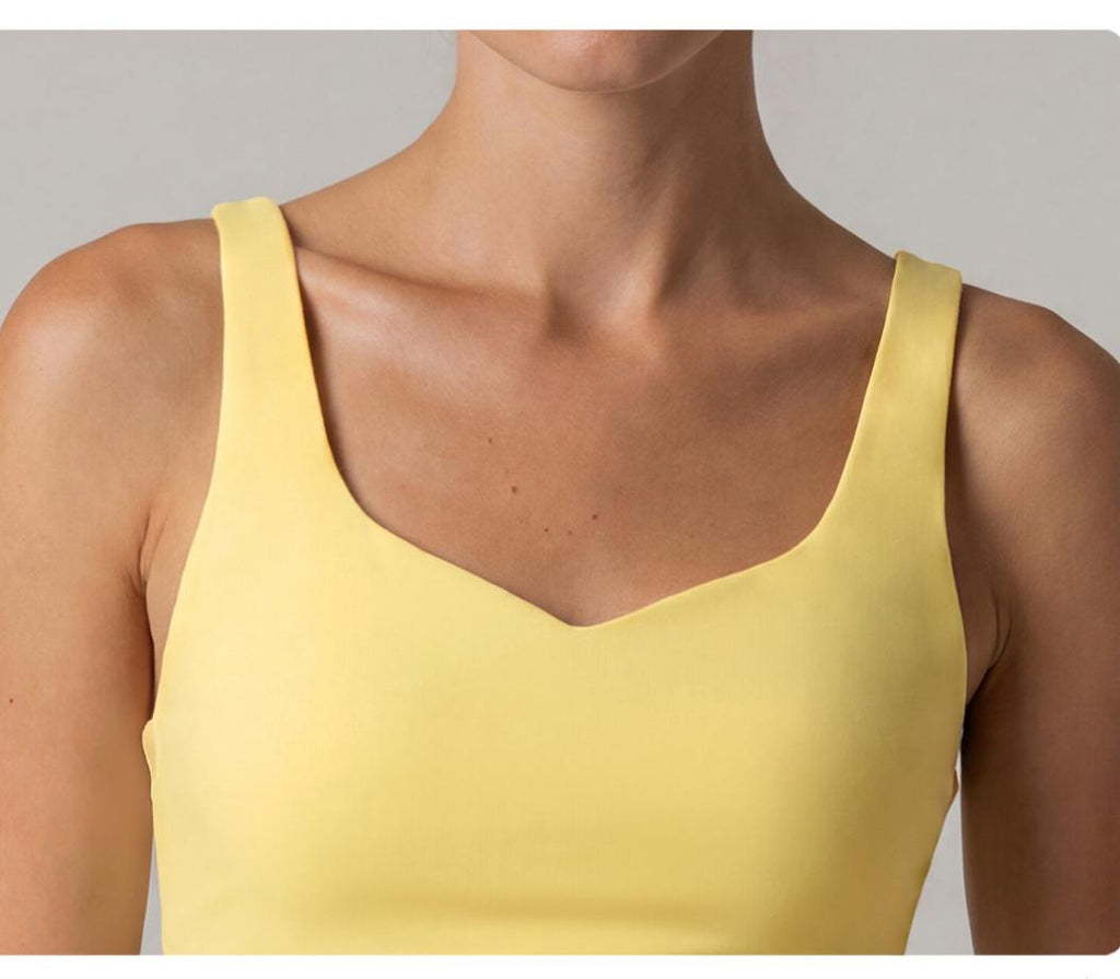 Women's Cross-Back Yoga Sports Bra