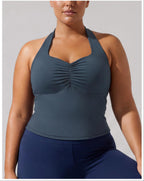 Women's Plus Size Halter Sports Vest
