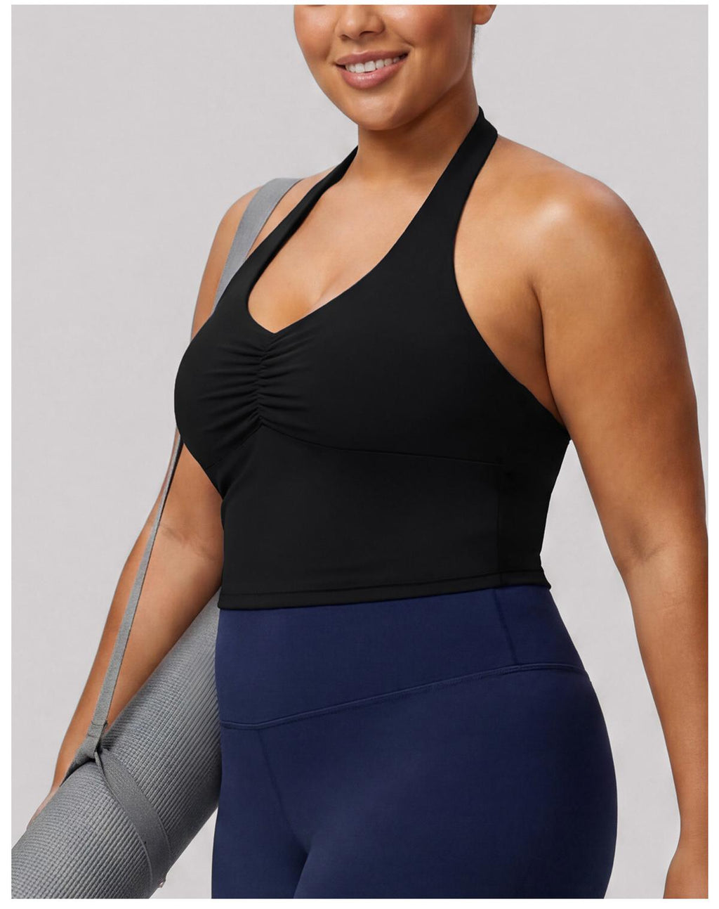 Women's Plus Size Halter Sports Vest