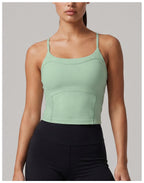 Women's Cross-Back Sports Bra Vest