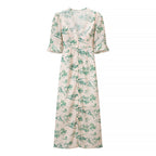 Women's Lace Deep-V Slim-Fit Dress