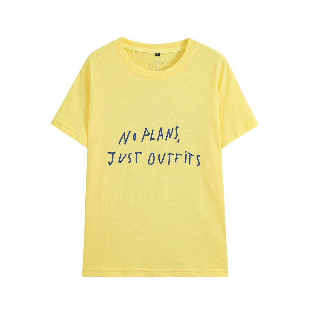 Women's Letter Graphic Short-Sleeve T-Shirt