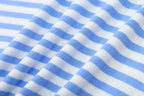 Women's Contrast-Color Striped Knit Top