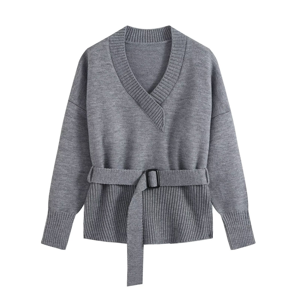 Women's Knit Top And Skirt Set