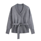 Women's Knit Top And Skirt Set
