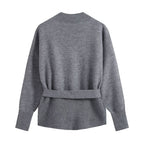 Women's Knit Top And Skirt Set