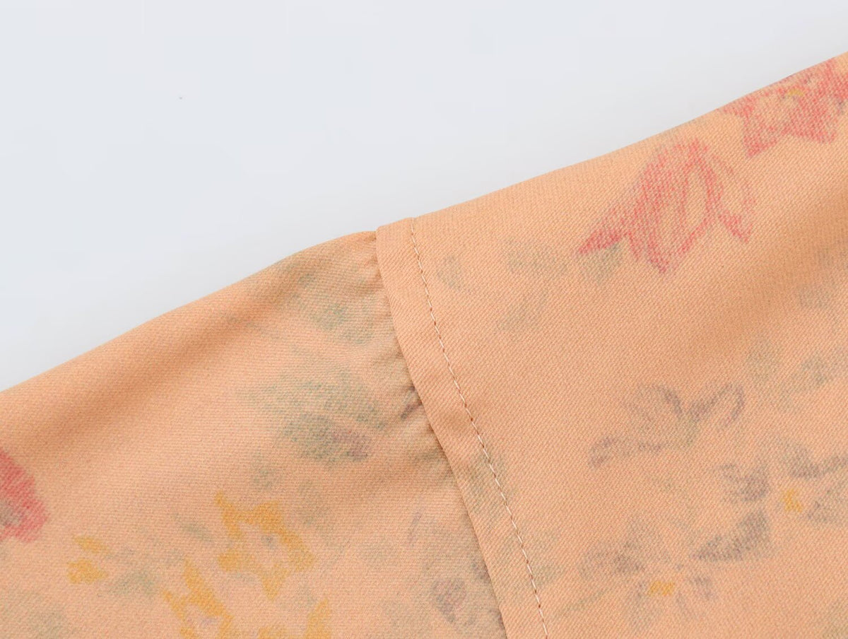 Women's Printed Short Blazer
