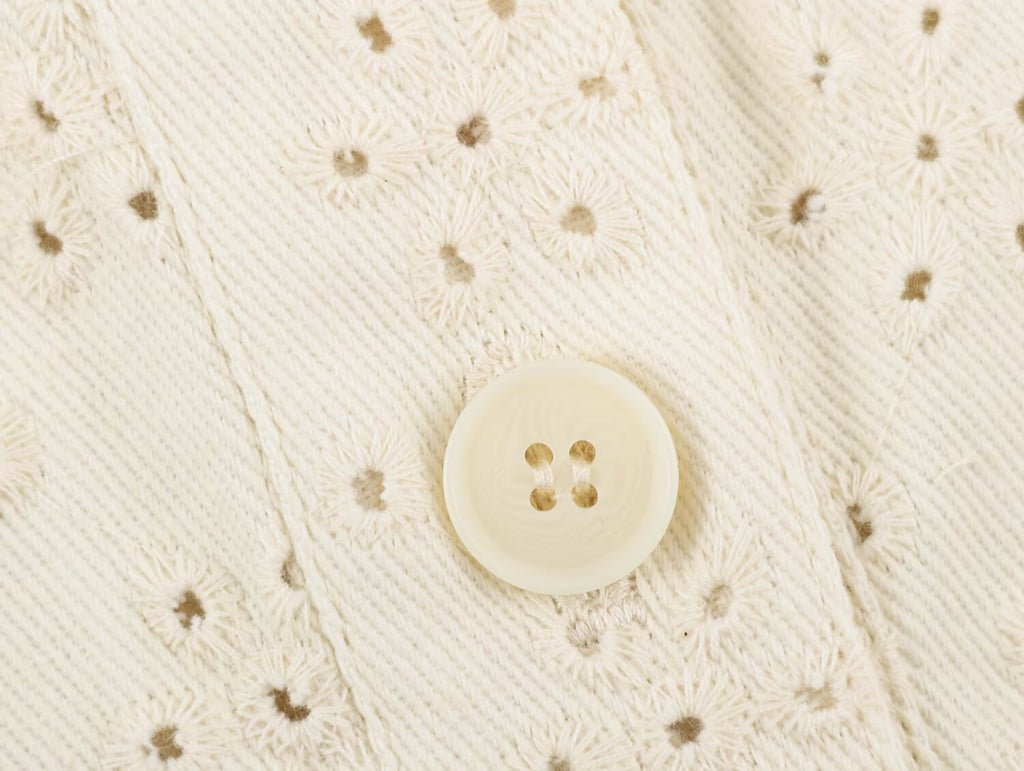 Women's Embroidered Cutout Autumn Coat