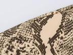 Women's Snake-Print Stand-Collar Jacket
