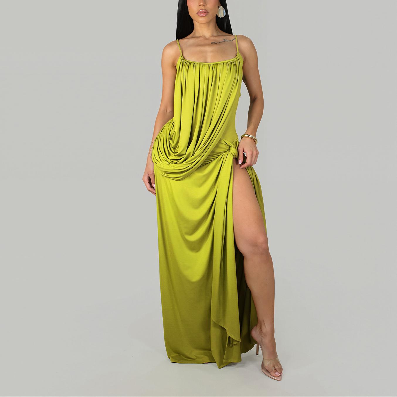 Women's Twisted-Waist Embellished Cocktail Dress