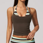 Women's Polka-Dot Sports Bra Top
