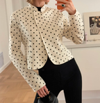 Women's Polka-Dot Blazer
