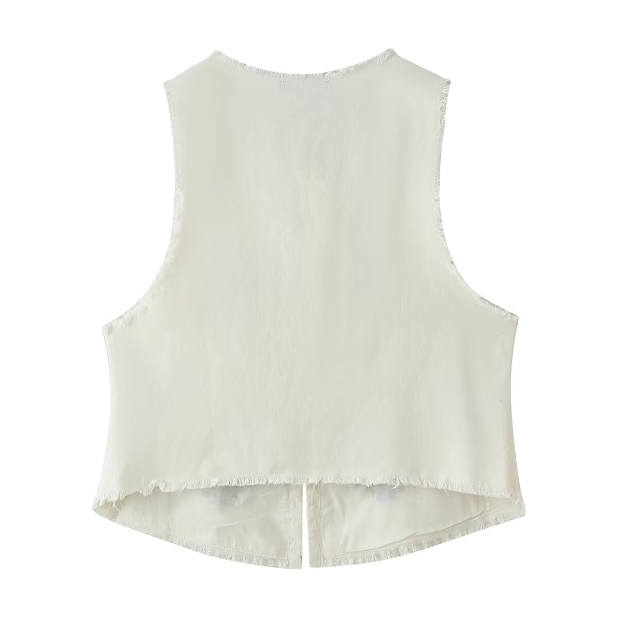 Women's Embroidered Sleeveless Vest Top