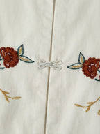 Women's Embroidered Sleeveless Vest Top