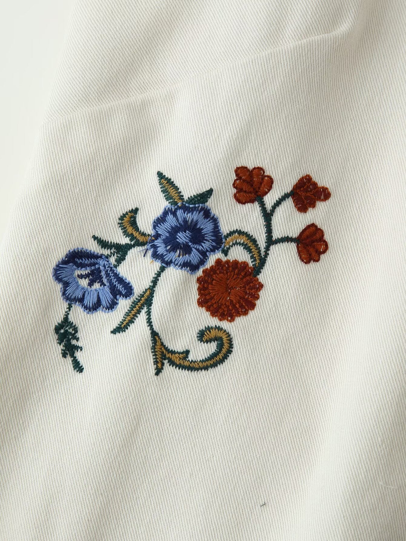 Women's Embroidered Sleeveless Vest Top
