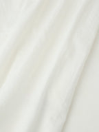 Embroidered Solid-Color Dress