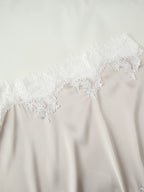 Women's Lace One-Shoulder Top & Mini Skirt Set