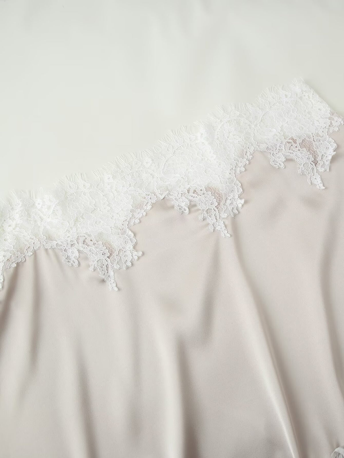 Women's Lace One-Shoulder Top & Mini Skirt Set