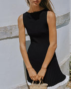 Women's Rib-Knit Short Dress