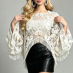 Women's Lace Butterfly Cardigan Top