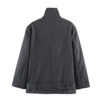 Women's Double-Breasted Wool Coat