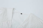 Women's French Vintage Embroidered Poplin Shirt