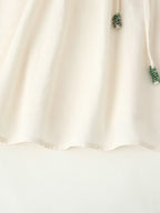 Women's Tied Lace-Detail Poplin Shirt