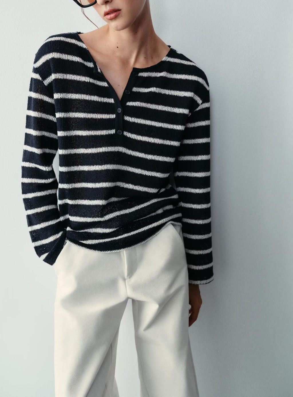 Striped Knit Sweater